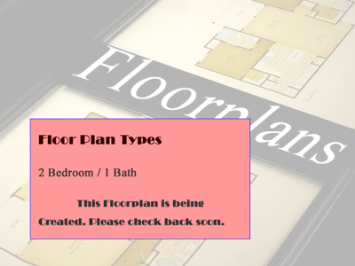 Two Bedroom / One Bath - 945 Sq.Ft.*