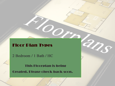 Two Bedroom / One_Bath / HC - 915_Sq.Ft.*